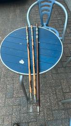 3 x antieke houten wandelstokken, Ophalen, Zo goed als nieuw