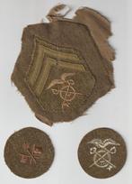 3 Amerikaanse uniform patches uit WW1, Verzenden, Gebruikt, Kostuum of Pak