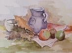 AQUAREL op tekenpapier M.VAN DEN BEMPT, Antiek en Kunst, Ophalen of Verzenden