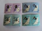 postzegelset Polen Wintersporten 1961, Ophalen of Verzenden, Gestempeld, Sport