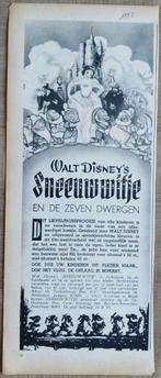 Oud knipsel: Walt Disney's Sneeuwwitje en de zeven dwergen, Verzamelen, Disney, Sneeuwwitje of Doornroosje, Gebruikt, Ophalen of Verzenden