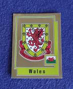 Panini sticker voetbal card  ' Euro 1980 - Badge Wales ', Ophalen of Verzenden, Nieuw, Sticker