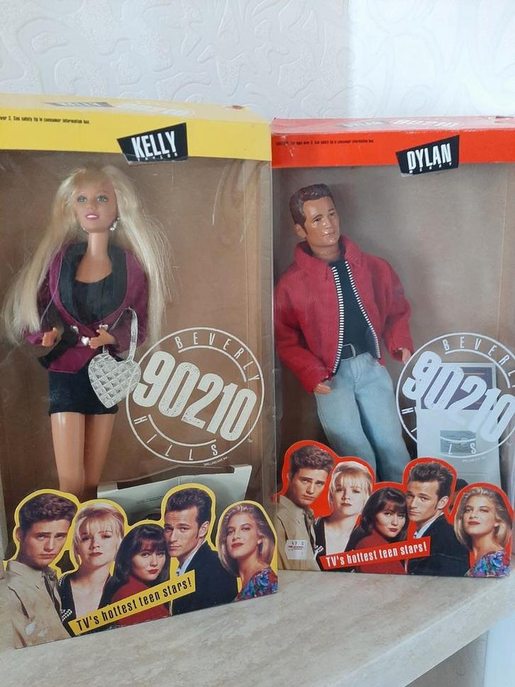 Beverly Hills 90210 Dylan & Kelly poppen Mattel ook apart TK, Verzamelen, Poppen, Zo goed als nieuw, Pop, Ophalen of Verzenden