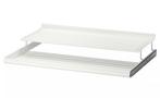 ikea pax schoenenre, wit metaal, 100x58, met glijders+vijzen, Ophalen, 100 tot 150 cm, Zo goed als nieuw, Metaal