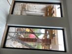 2 aluminium vensters, Doe-het-zelf en Bouw, Ophalen, Gebruikt, Gevelraam of Ruit, Dubbelglas