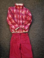 Skibroek en -jas roze en wit mt 116, Enlèvement ou Envoi, Manteau