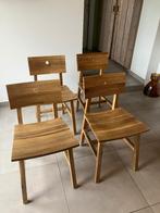 Keukenstoelen, Huis en Inrichting, Ophalen, Gebruikt, Bruin, Vier