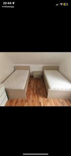 2 x bed met matras van 100/200, Huis en Inrichting, Slaapkamer | Matrassen en Bedbodems, Matras, Ophalen of Verzenden