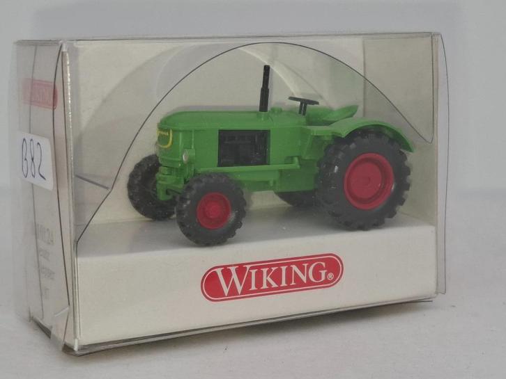 Tractor Deutz Schlepper - Wiking 1/87, Hobby en Vrije tijd, Modelauto's | 1:87, Zo goed als nieuw, Hijskraan, Tractor of Landbouw