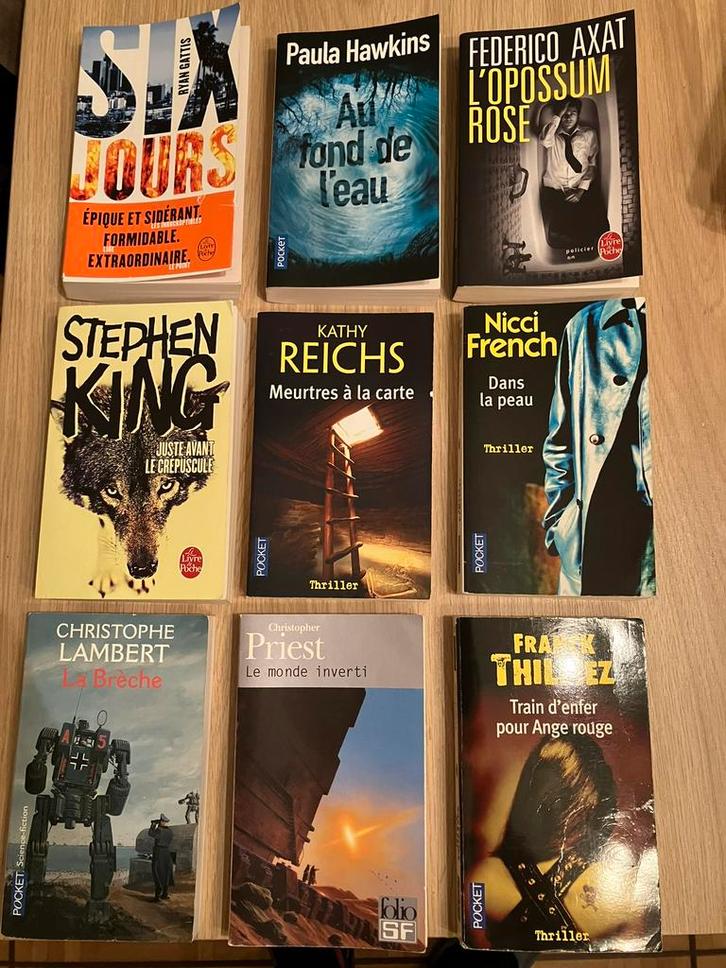 Policiers et thrillers en format poche, Boeken, Thrillers, Gelezen, Ophalen