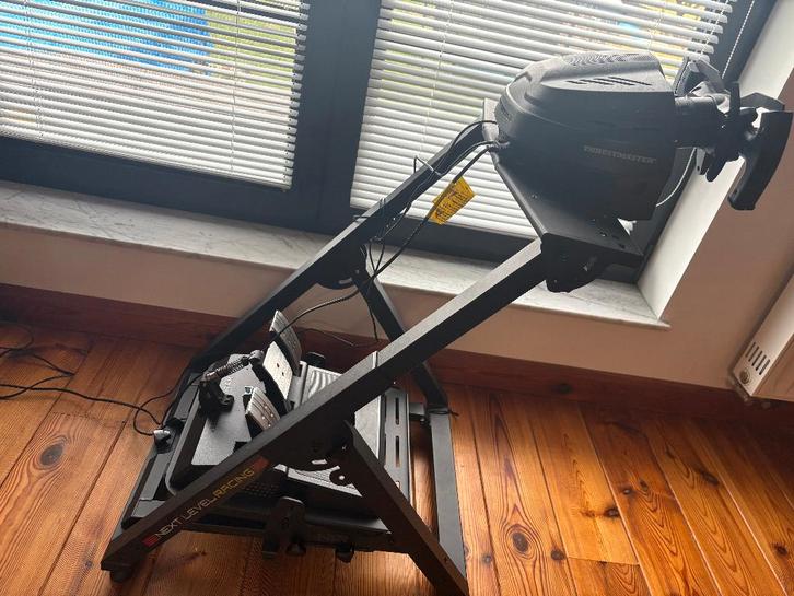 Thrustmaster T300RS + pedalboard + simrig Next Level Racing, Computers en Software, Joysticks, Gebruikt, Ophalen