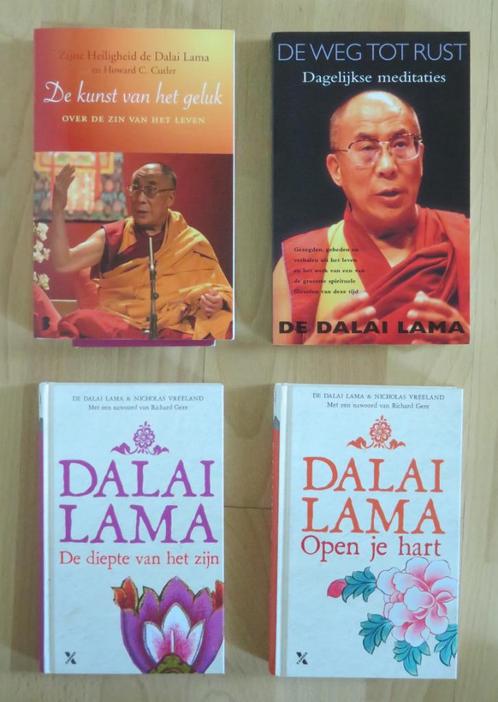 4 boeken door de DALAI LAMA, Boeken, Godsdienst en Theologie, Zo goed als nieuw, Boeddhisme, Ophalen of Verzenden