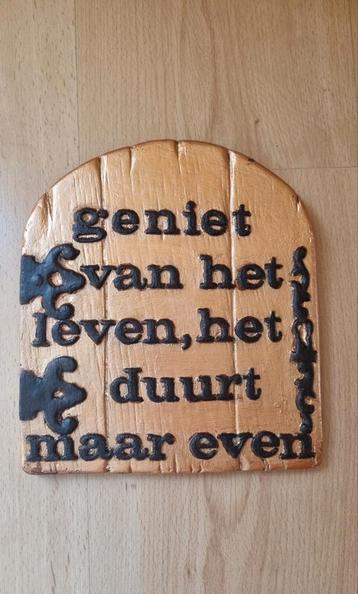 Oude spreuk in een nieuw jasje  beschikbaar voor biedingen