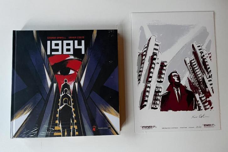 1984 hardcover stripwebversie libris xavier geseald, Livres, BD, Neuf, Une BD, Enlèvement ou Envoi