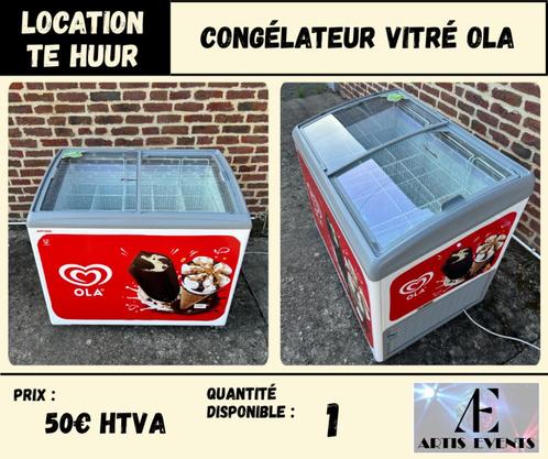 Location - Congélateur vitré OLA, Hobby en Vrije tijd, Feestartikelen | Verhuur, Zo goed als nieuw, Ophalen
