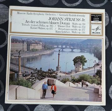 LP-An der schönen blauen Donau-Johan Strauss JR € 9 beschikbaar voor biedingen