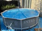 Intex zwembad met zandfilter en solarbol, Tuin en Terras, Ophalen, Zo goed als nieuw