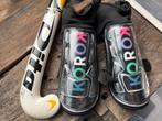 Hockey stick 19 mm en scheenbeschermers, Ophalen, Gebruikt, Stick