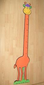 GROEIMETER GIRAFFE NIEUW (levensweg), Kinderen en Baby's, Kinderkamer | Inrichting en Decoratie, Verzenden, Nieuw, Wanddecoratie