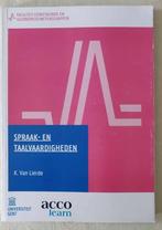 Spraak- en taalvaardigheden, Enlèvement, Comme neuf, Enseignement supérieur professionnel, Acco