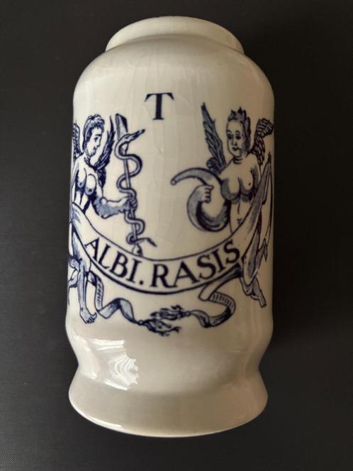 Handgeschilderde Delfsblauwe Apothekerspot, Antiek en Kunst, Antiek | Vazen, Verzenden