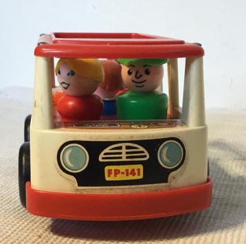 fisher price , vintage mini bus , uit 1969 beschikbaar voor biedingen