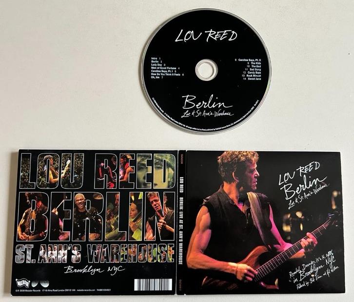CD LOU REED - BERLIN - LIVE ST. ANN'S WAREHOUSE - 2006, Cd's en Dvd's, Cd's | Rock, Zo goed als nieuw, Poprock, Ophalen of Verzenden