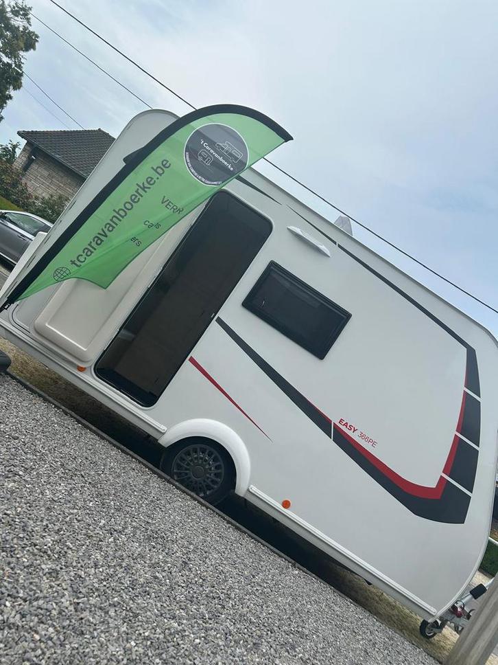 Caravan te huur: 4pers, <750kg, rijbewijs B, Caravanes & Camping, Caravanes Accessoires, Enlèvement