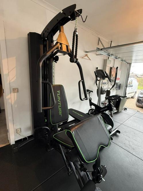 Homegym - krachtstation, Sport en Fitness, Fitnessapparatuur, Zo goed als nieuw, Krachtstation, Armen, Benen, Borst, Rug, Ophalen