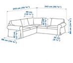 Fauteuil Ikea 2 housse couleur kaki et beige, Huis en Inrichting, Ophalen, Zo goed als nieuw