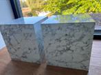 Westwing bijzet - salon tafels marmer look, Overige materialen, Minder dan 55 cm, Vierkant, Ophalen