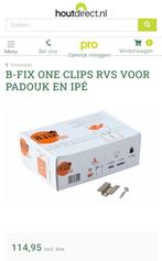 B-FIX ONE CLIPS RVS VOOR PADOUK EN IPÉ, Doe-het-zelf en Bouw, Ophalen, Nieuw
