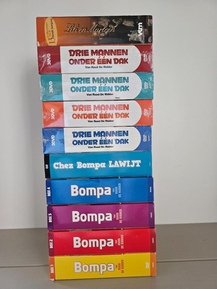 dvd's bompa/drie mannen onder één dak/ Lili en Marleen, Cd's en Dvd's, Dvd's | Tv en Series, Zo goed als nieuw, Komedie, Ophalen