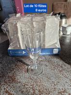 Lot de 10 flutes luminarc  comme neuf, Ophalen, Zo goed als nieuw