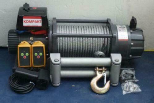 Elektrische lier 12 volt 9 Ton 26m 12mm kabel KOMPAKT runva, Auto diversen, Auto-accessoires, Nieuw, Ophalen of Verzenden