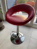 Chaise de bar, Huis en Inrichting, Ophalen, 60 tot 90 cm, Leer, Zo goed als nieuw