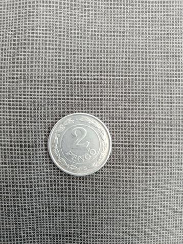Hongarije. 2 Pengö van 1942. beschikbaar voor biedingen