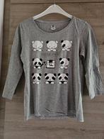 Blouse gris Cache Cache avec Pandas taille S, Kleding | Dames, Blouses en Tunieken, Ophalen of Verzenden, Gedragen, Maat 36 (S)