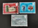 Jersey 1974 - postbus, postbode, postauto, vliegtuig, schip, Postzegels en Munten, Postzegels | Europa | UK, Ophalen of Verzenden