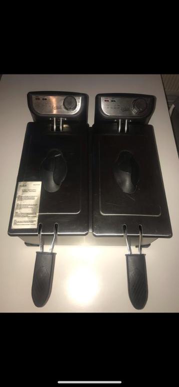 Friteuse double, Electroménager, Enlèvement, Utilisé, Friteuse duo