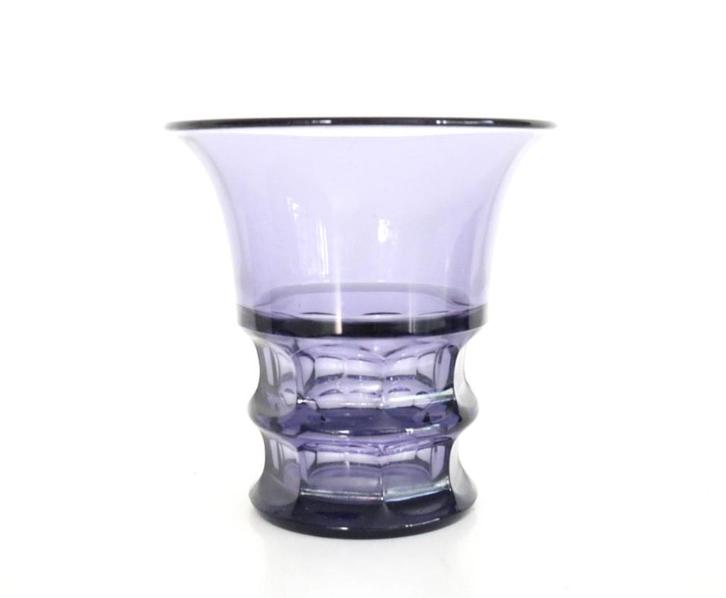 Art Deco Luxval Val Saint Lambert Vase Vintage VSL, Antiek en Kunst, Antiek | Glaswerk en Kristal, Ophalen of Verzenden