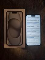 IPHONE 15 ZWART 100% BATTERIJ, Telecommunicatie, Mobiele telefoons | Apple iPhone, Ophalen, 128 GB, IPhone 15, Zwart