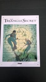 Strips: Metalen plaat “Triangle Secret” (De Geheime Driehoek, Boeken, Eén stripboek, Nieuw, Ophalen of Verzenden, André Juillard