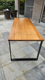 Eiken tafel 2.2 meter op 0.81 meter, Huis en Inrichting, Ophalen, Zo goed als nieuw