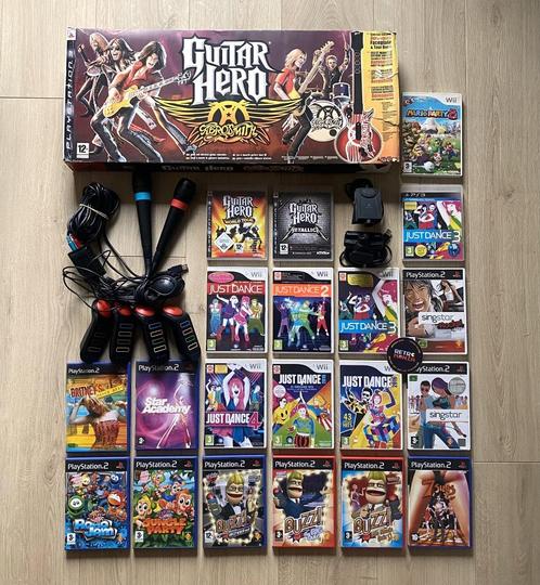 Guitar Hero Playstation 3 + Spellen, Games en Spelcomputers, Games | Sony PlayStation 3, Zo goed als nieuw, Ophalen of Verzenden