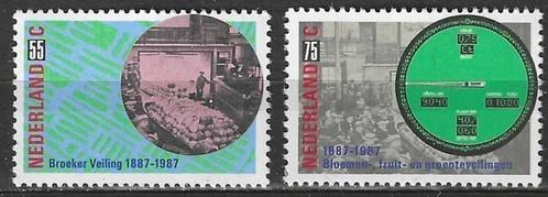 Nederland 1987 - Yvert 1290-1291 - Veilingen (PF), Postzegels en Munten, Postzegels | Nederland, Postfris, Verzenden
