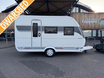 Hobby On Tour 390 SF 2025 DOREMA 240 TENT!, Caravans en Kamperen, Schokbreker, Vast bed, Hobby, Treinzit