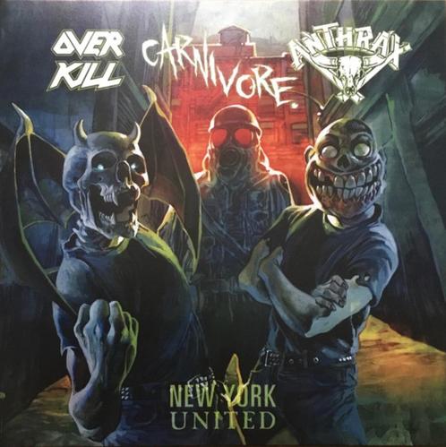 Carnivore / Overkill / Anthrax ‎– New York United, CD & DVD, Vinyles | Hardrock & Metal, Neuf, dans son emballage, Envoi