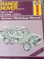 Boek Haynes Range rover, Ophalen of Verzenden, Gebruikt, Rover