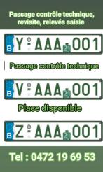 Place disponible contrôle technique tel ️️️ 0472196953, Ophalen of Verzenden, Zo goed als nieuw